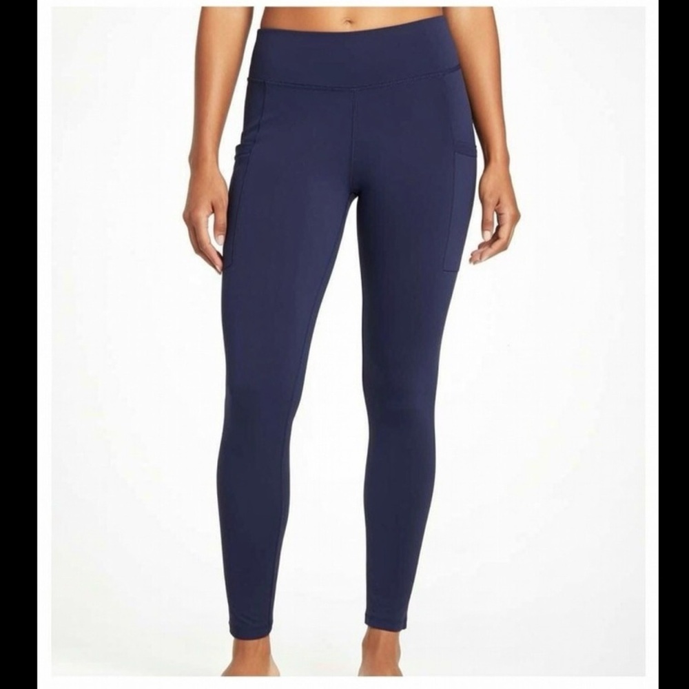 REI Cooperatie DustyPurple High-Waisted Leggings size Medium with Pockets!